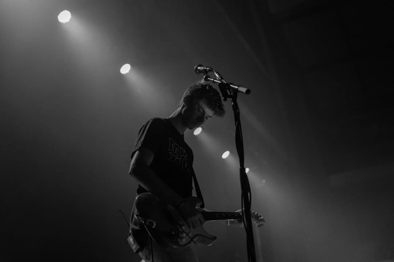 Live worship performance on tour